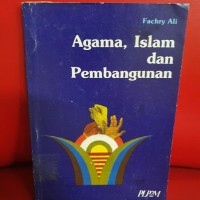 Agama, Islam dan pembanguna