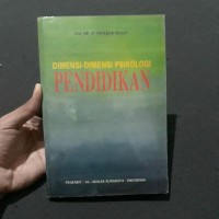 Dimensi-dimensi psikologi pendidikan