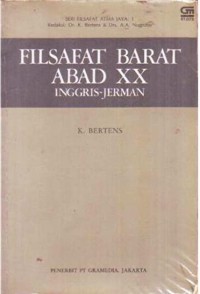 Filsafat barat abad XX : Inggris - Jerman