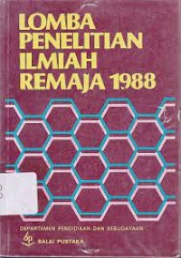 Lomba penelitian ilmiah remaja 1988