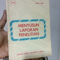 Menyusun laporan penelitian