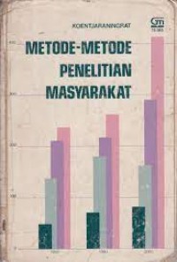 Metode-metode penelitian masyarakat