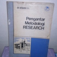 Pengantar metodologi research