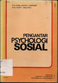 Pengantar psykologi sosial