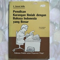 Penulisan karangan ilmiah dengan bahasa yang benar